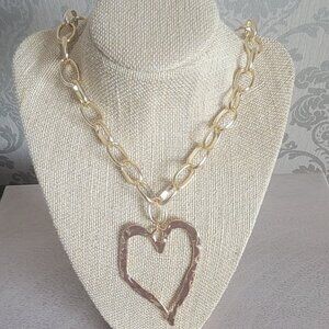 Hollow Heart Necklace